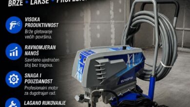 NOVO U PRO TOOL RENTALU – PROFESIONALNA MAŠINA ZA GLETOVANJE