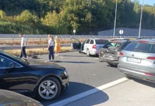 Saobraćajna nesreća na autoputu na ulazu u Vogošću: Stvorile se velike gužve