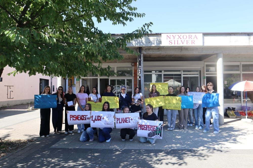 Učenici SŠC „Nedžad Ibrišimović“ obilježili Međunarodni dan pismenosti na ulicama Ilijaša