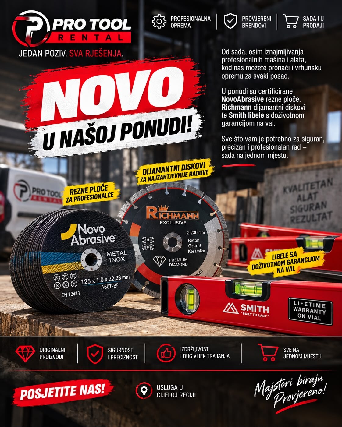 Pro Tool Rental proširio ponudu: Profesionalna oprema sada dostupna i za kupovinu