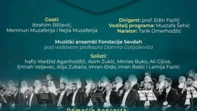 Sutra u Ilijašu tradicionalni koncert “Veče najljepših ilahija, kasida i sevdaha”