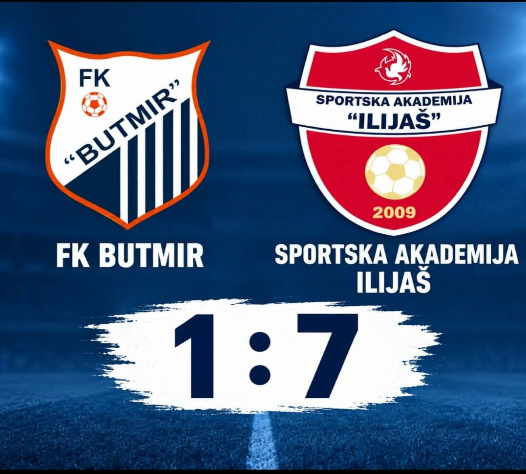 Pioniri Sportske akademije Ilijaš pobijedili rezultatom 7:1 u gostima kod FK Butmir