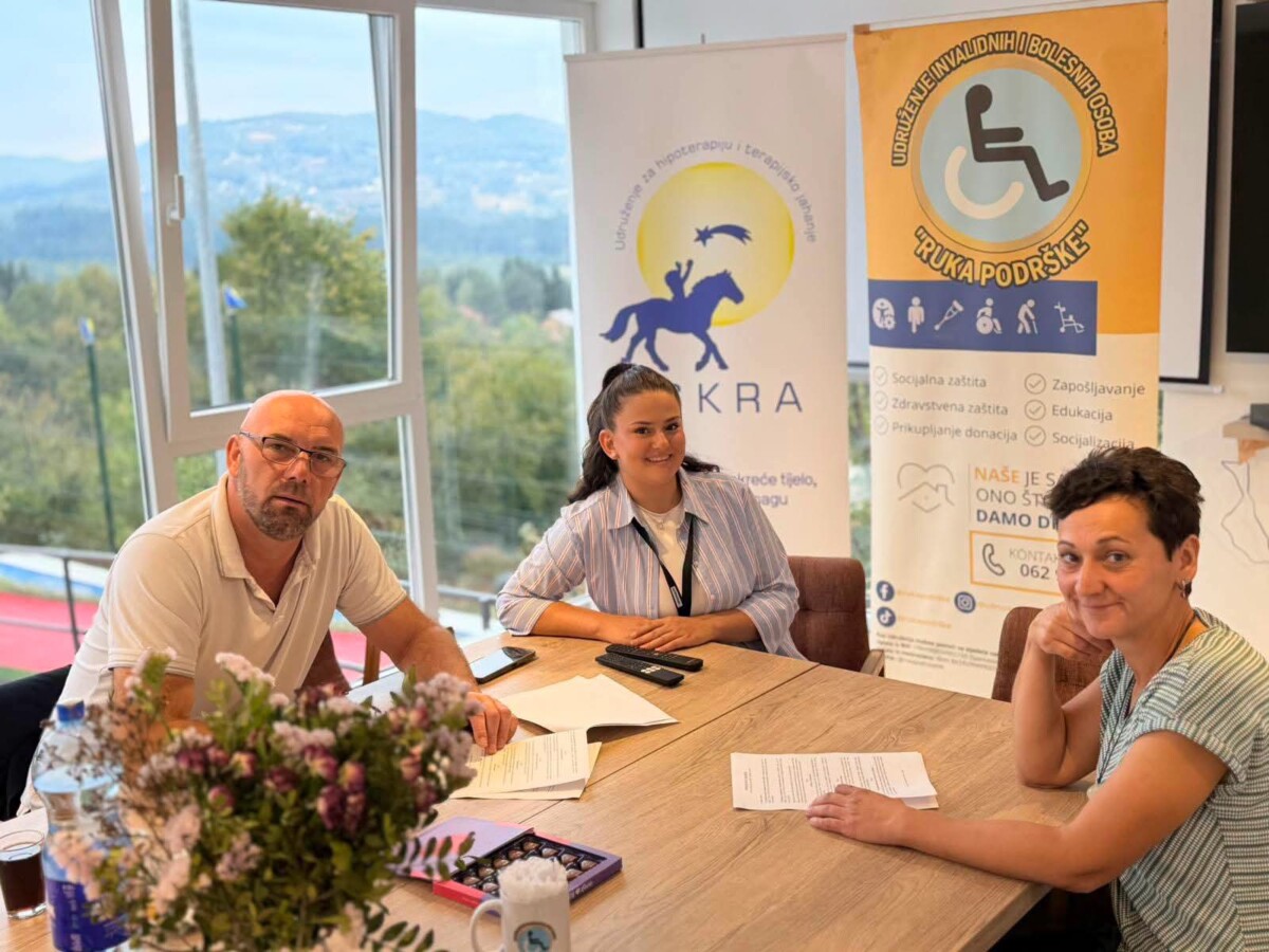 Udruženje „Ruka podrške“ potpisalo sporazum o saradnji sa centrom „Iskra“