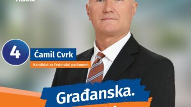 Predstavljamo vam Ćamila Cvrka – kandidata Demokratske fronte za Parlament Federacije BiH