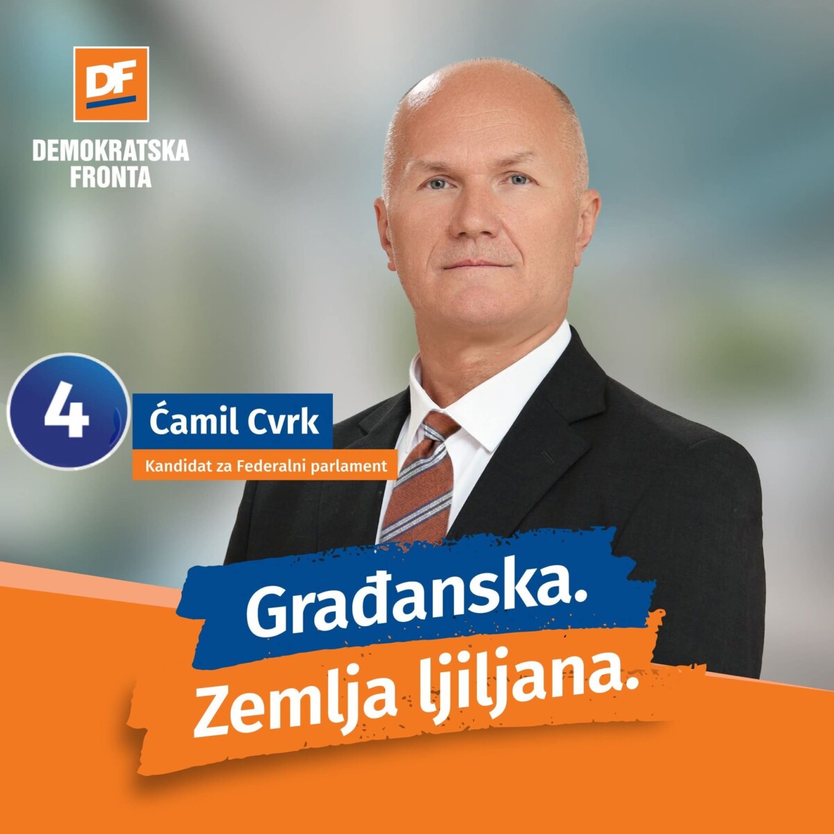 Predstavljamo vam Ćamila Cvrka – kandidata Demokratske fronte za Parlament Federacije BiH