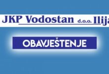 Sutra privremena obustava vodosnabdijevanja u dijelu Podlugova