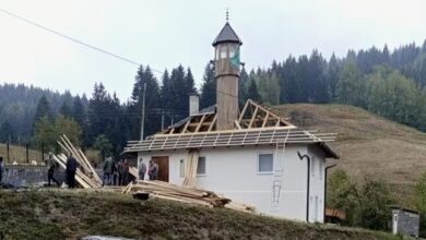U Vukasovićima kod Ilijaša u toku radovi na obnovi krova džamije