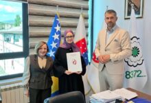Prijem za mladu hafizu Aminu Rožajac u Općini Ilijaš