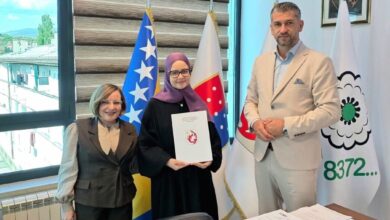 Prijem za mladu hafizu Aminu Rožajac u Općini Ilijaš