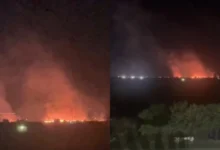 Veliki požar u blizini sarajevskog aerodroma