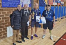 Veterani iz Ilijaša osvojili četiri medalje na 31. Memorijalnom turniru „Kemo Fazlić“