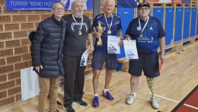 Veterani iz Ilijaša osvojili četiri medalje na 31. Memorijalnom turniru „Kemo Fazlić“